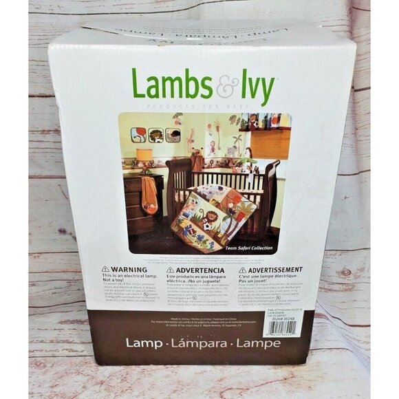 Rare Lambs & Ivy Team Safari Collection Baby Lamp – Adorable Nursery Décor - Picture 7 of 10